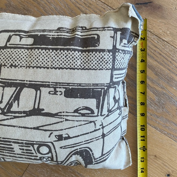 HAPPY CAMPER throw pillow-like new! - Picture 9 of 10